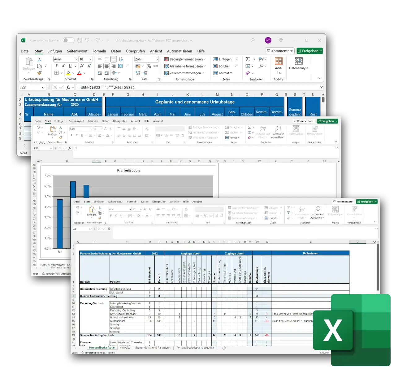 24 Excel-Rechner f&uuml;r die Personalf&uuml;hrung in der Kita